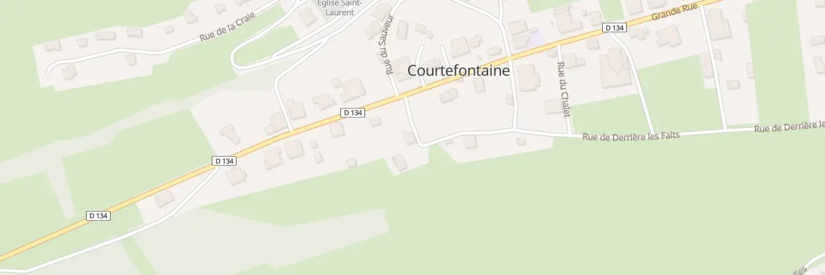 Plan du 2 Rue de Derriere les Faits à Courtefontaine
