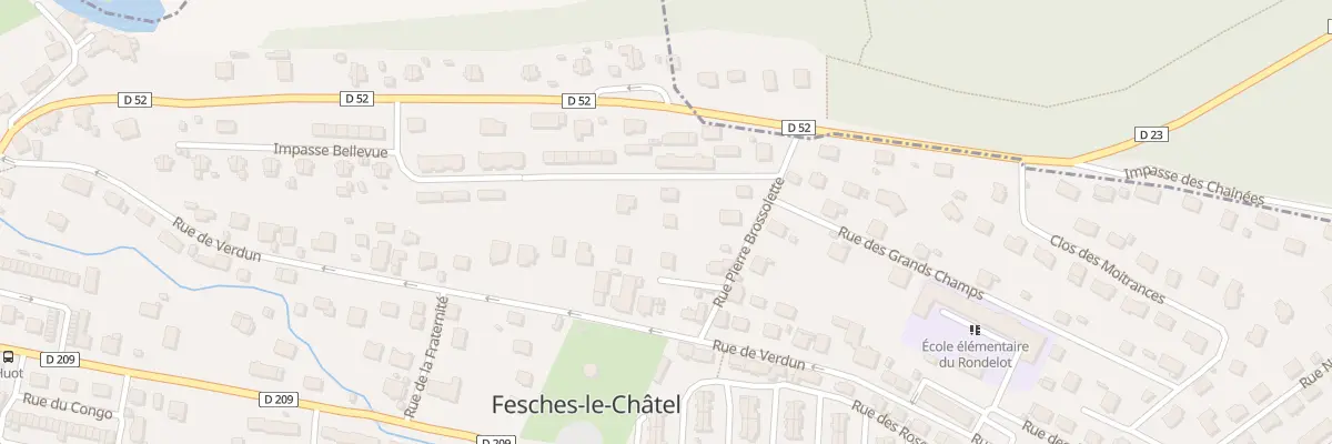 Plan du 6 Imp Pierre Frite à Fesches-le-Châtel