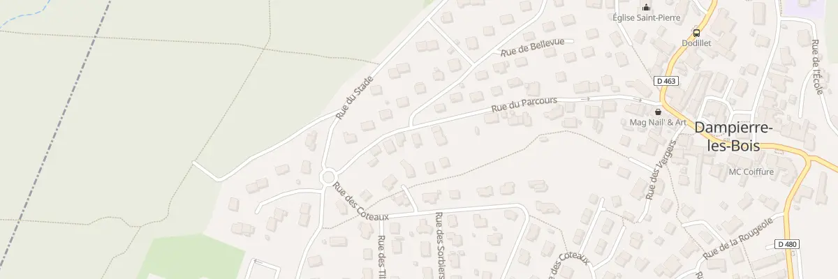 Plan du 37B Rue du Parcours à Dampierre-les-Bois
