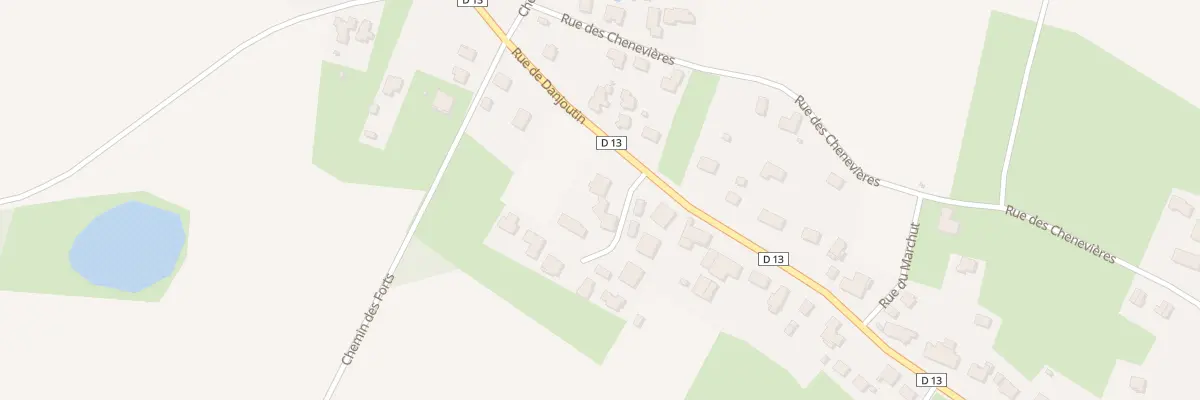 Plan du 839 Rue de Danjoutin à Vézelois