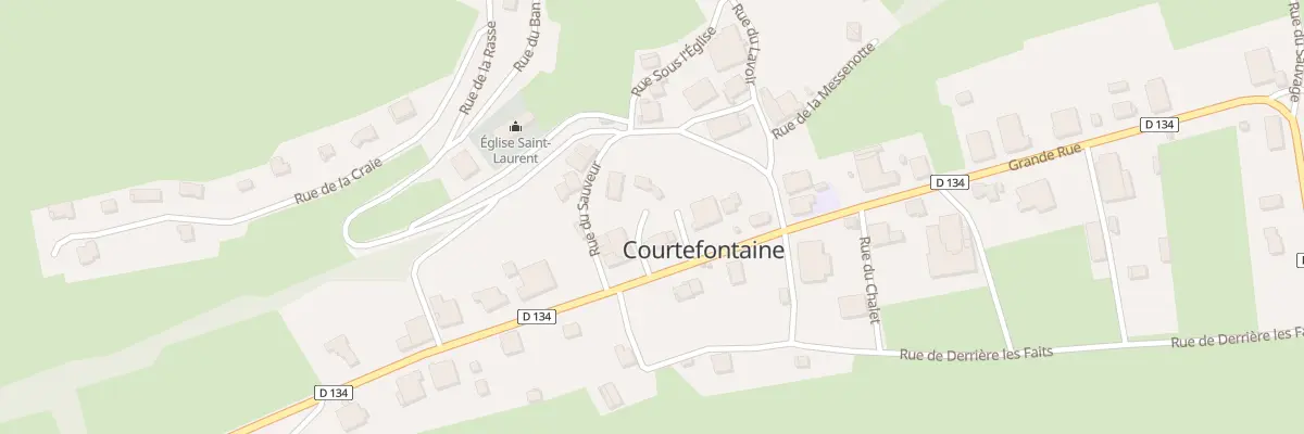 Plan du 11 Rue Grande à Courtefontaine