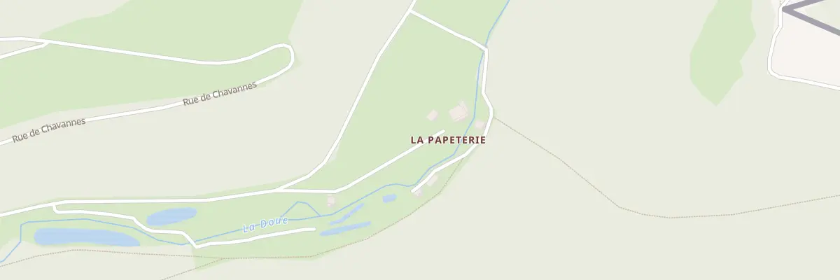 Plan du 1 Papeterie à Glay