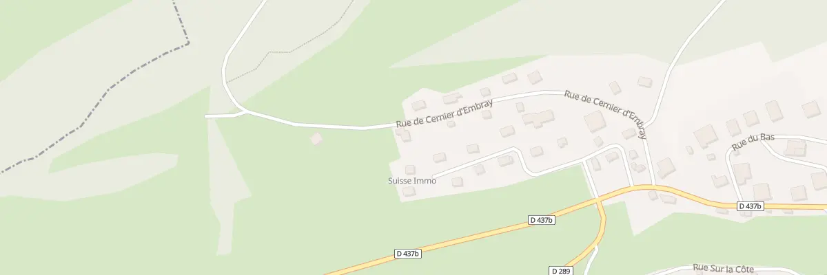 Plan du 9 Rue de Cernier d’Embray à Fessevillers
