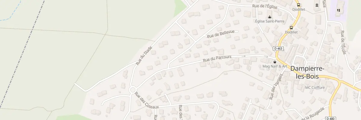 Plan du 26 Rue du Parcours à Dampierre-les-Bois
