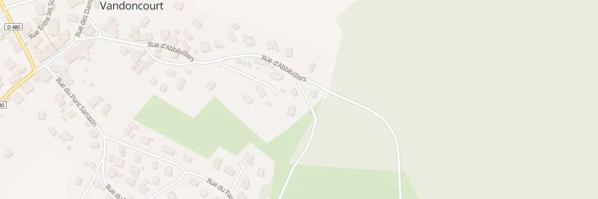 Plan du 26 Rue d’Abbévillers à Vandoncourt
