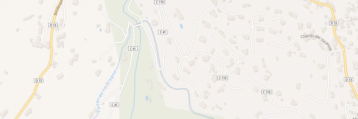 Plan du 82 Che des Basses Ribes à Grasse