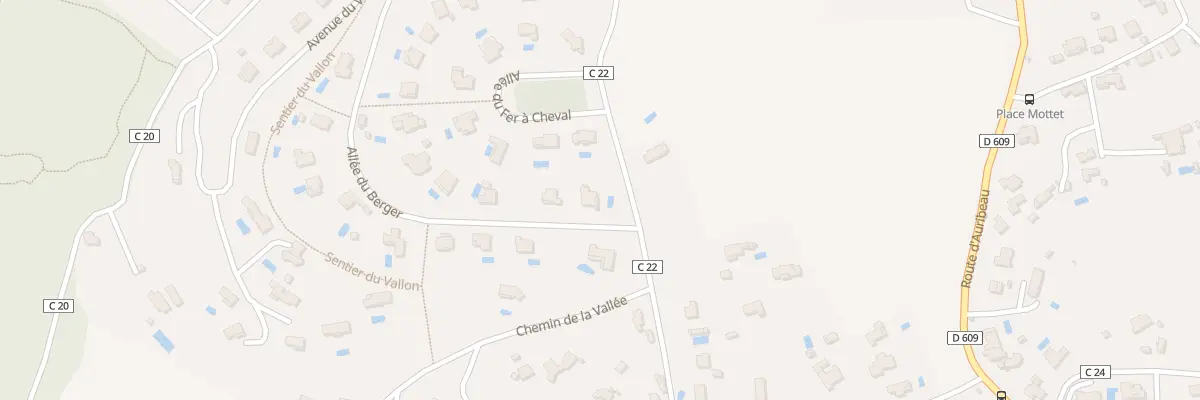 Plan du 17 All du Berger à Grasse