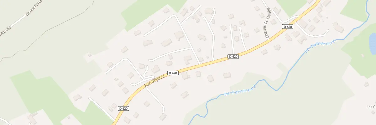Plan du 166 Rue d’Epinal à Saint-Dié-des-Vosges