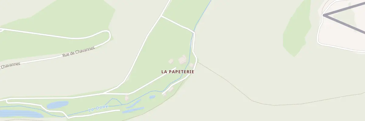 Plan du 5126 Papeterie à Glay