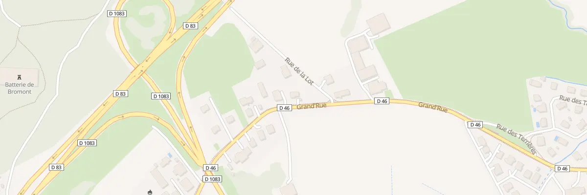 Plan du 50 Grand Rue à Denney