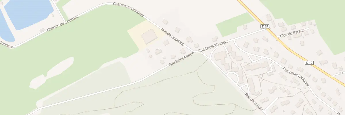 Plan du 6 Rue Saint-Martin à Bourogne