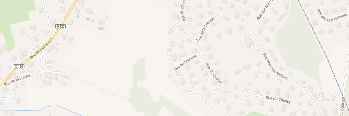 Plan du 2 Rue du Lomont à Dasle