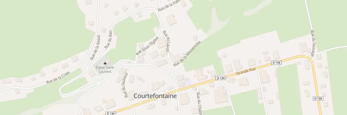 Plan du 1 Chem de la Messenotte à Courtefontaine