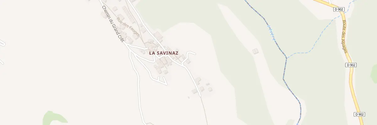 Plan du 5444 Les Pises à Villaroger