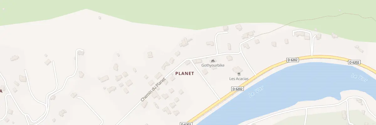 Plan du 5328A Planet à Puget-Théniers
