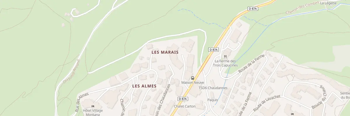 Plan du 113 Che de Maison Neuve à Tignes