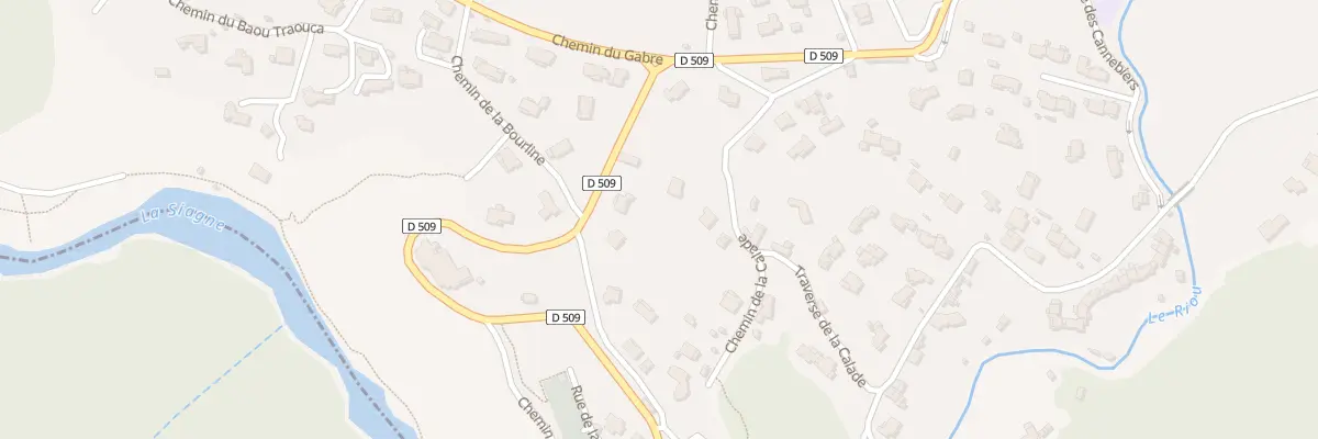Plan du 656 Rte du Village à Auribeau-sur-Siagne