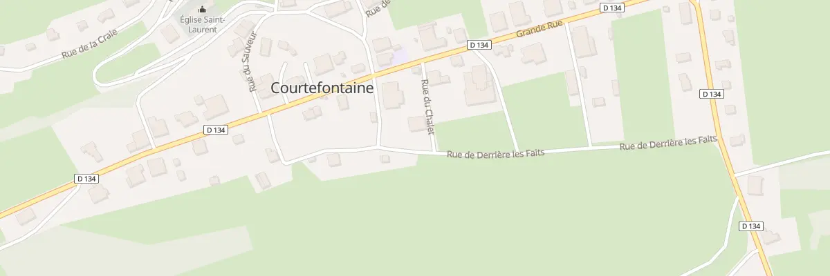 Plan du 1 Rue du Chalet à Courtefontaine