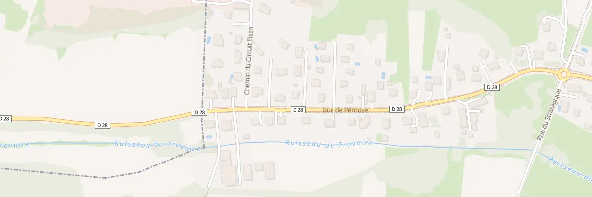 Plan du 70 Rue de Pérouse à Chèvremont