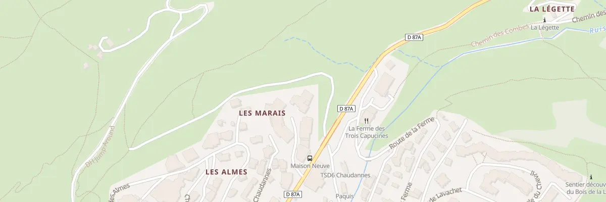 Plan du 112 Che de Maison Neuve à Tignes