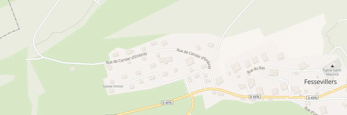 Plan du 6 Rue Edmond Voisard à Fessevillers