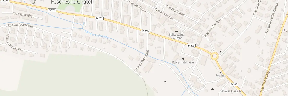 Plan du 3 Rue du Petit Pont à Fesches-le-Châtel