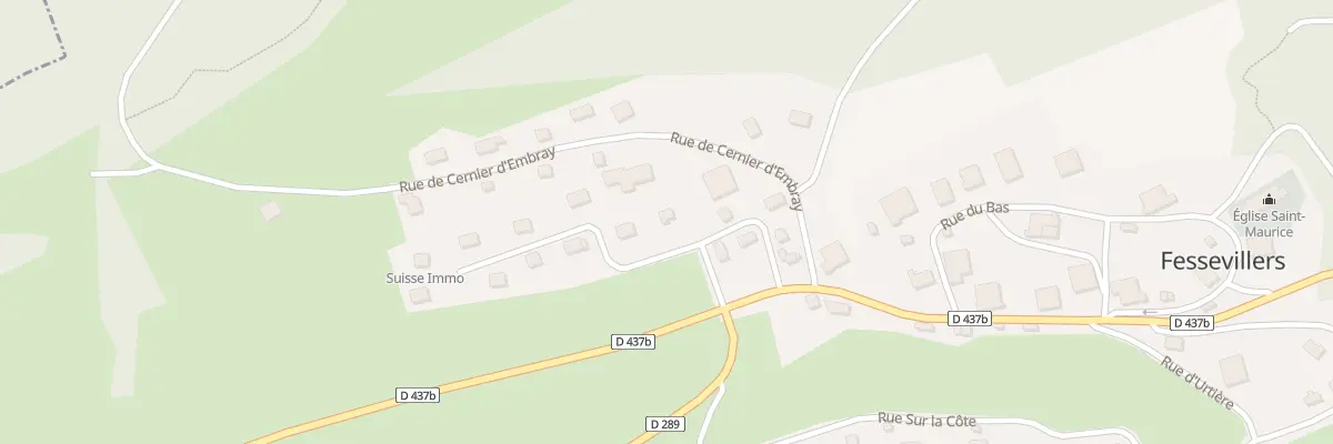 Plan du 2 Rue Edmond Voisard à Fessevillers