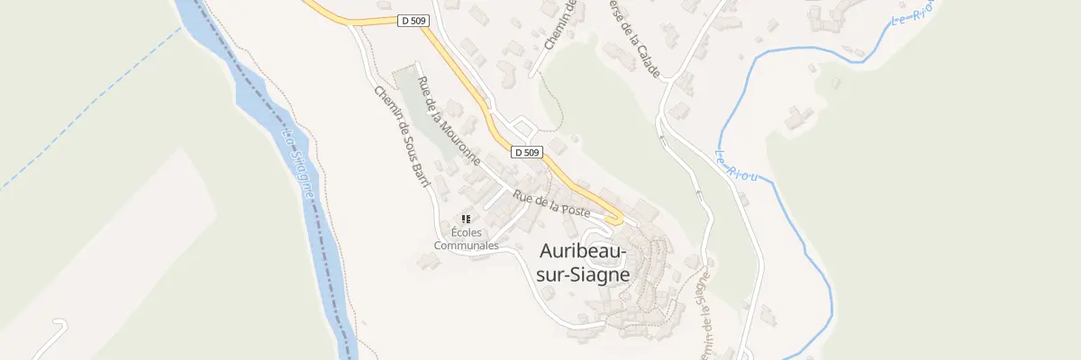 Plan du 5 Tra de la Poste à Auribeau-sur-Siagne