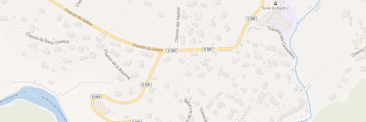 Plan du 231 Che de la Calade à Auribeau-sur-Siagne