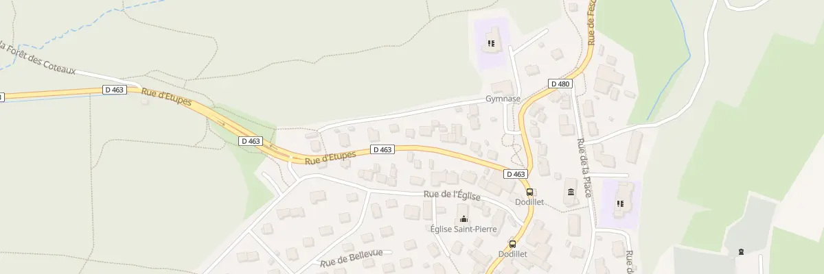 Plan du 14 Rue d’Étupes à Dampierre-les-Bois