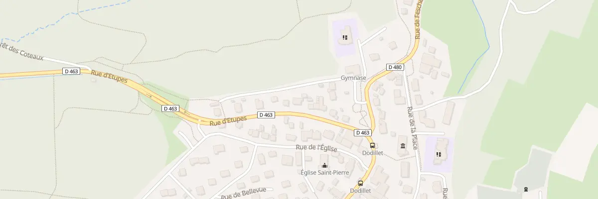 Plan du 12 Rue d’Étupes à Dampierre-les-Bois