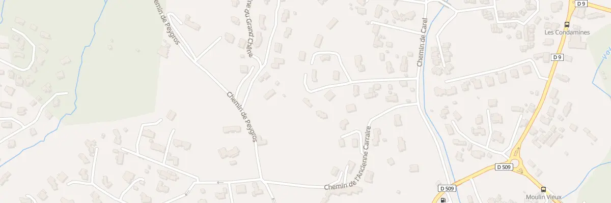 Plan du 191 Che de Carel à Auribeau-sur-Siagne
