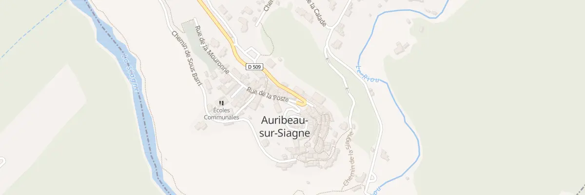 Plan du 4 Rue de la Poste à Auribeau-sur-Siagne