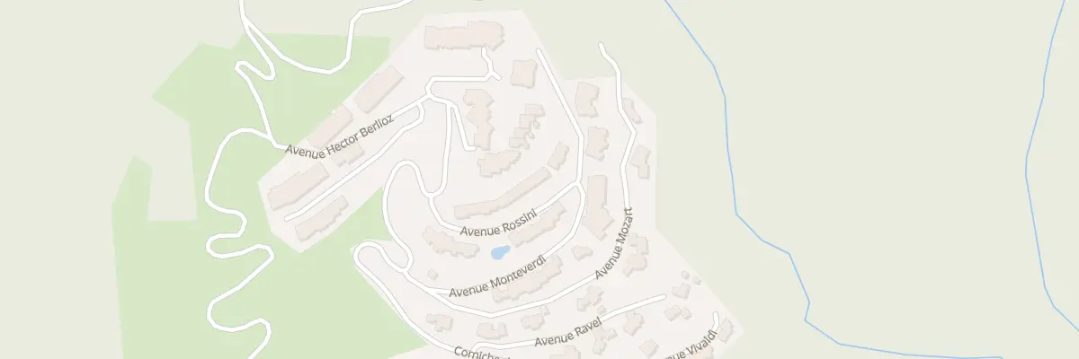 Plan du 285 Av Gioacchino Rossini à Mandelieu-la-Napoule