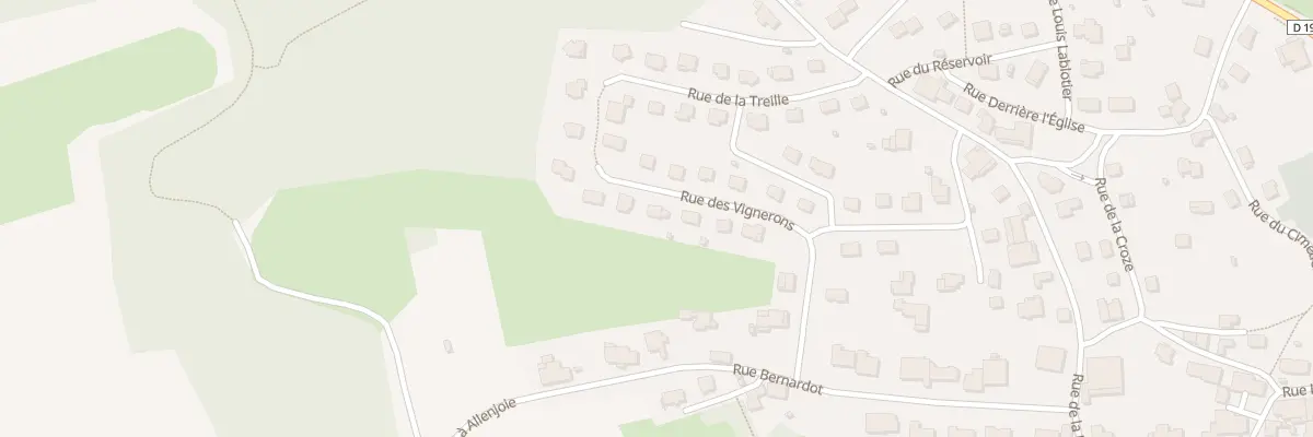 Plan du 7 All des Vignerons à Bourogne
