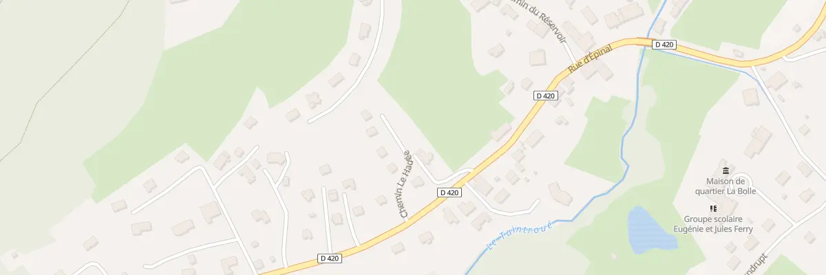 Plan du 146 Rue d’Epinal à Saint-Dié-des-Vosges