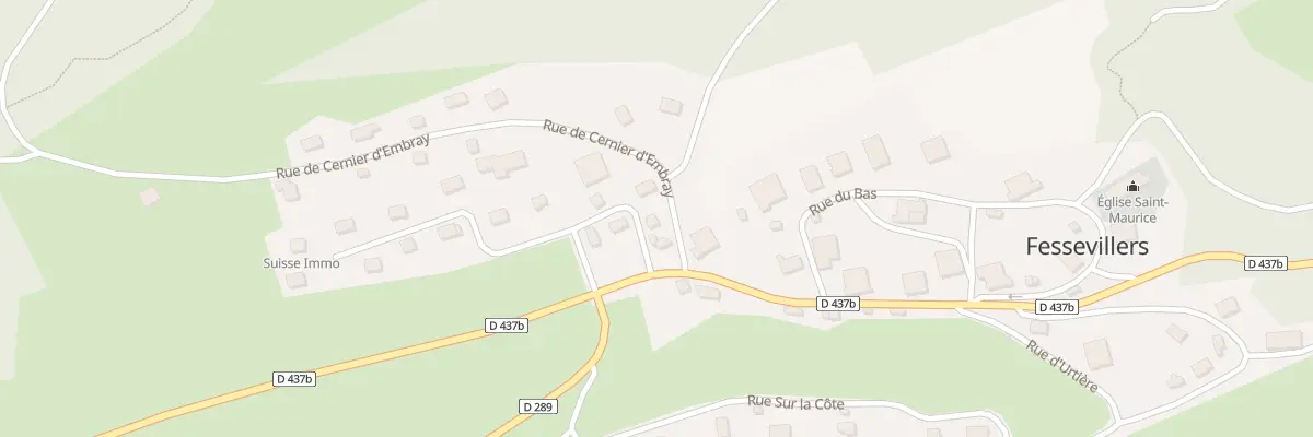 Plan du 4 Rue des Chalets à Fessevillers