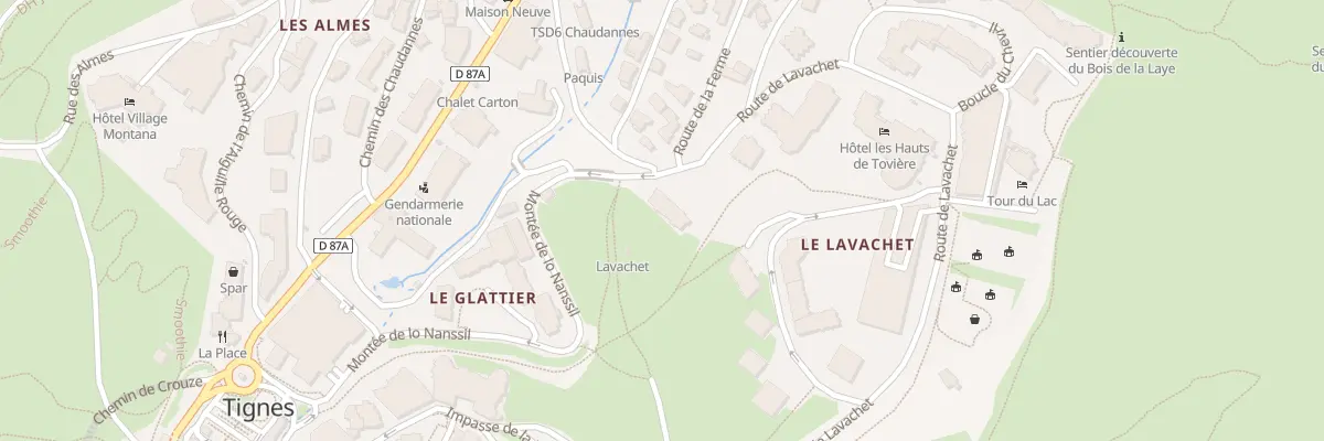 Plan du 795 Rte du Lavachet à Tignes