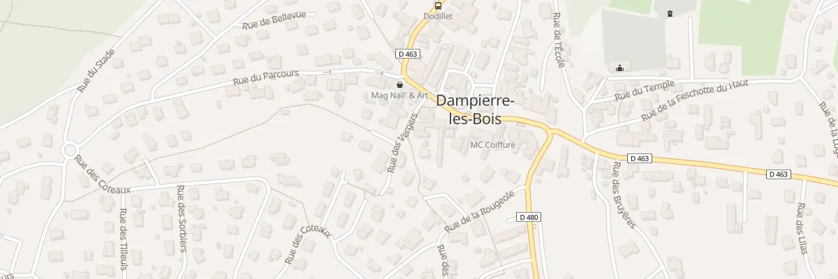 Plan du 3 Rue des Vergers à Dampierre-les-Bois