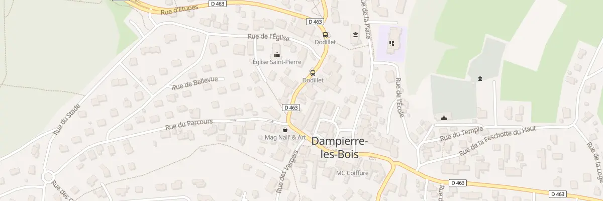 Plan du 13 Gr Grande Rue à Dampierre-les-Bois