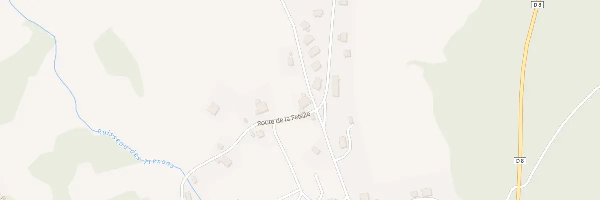 Plan du 16 Les Trexons à Gerbépal