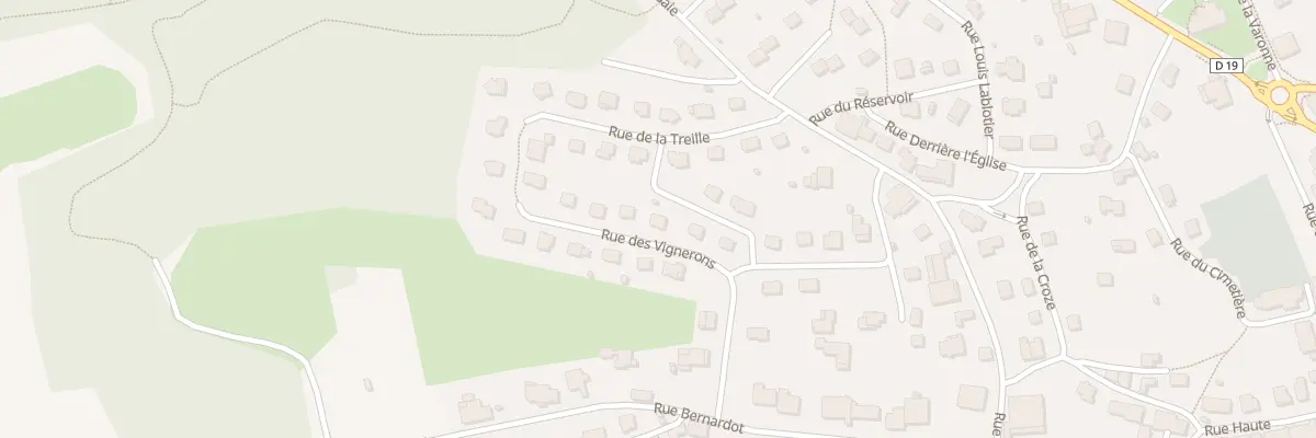 Plan du 4 All des Vignerons à Bourogne