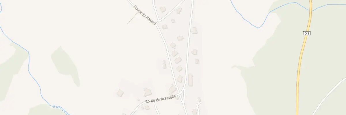 Plan du 17 Rte du Hazard à Gerbépal