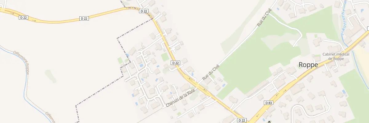 Plan du 6B Rue de Vétrigne à Roppe
