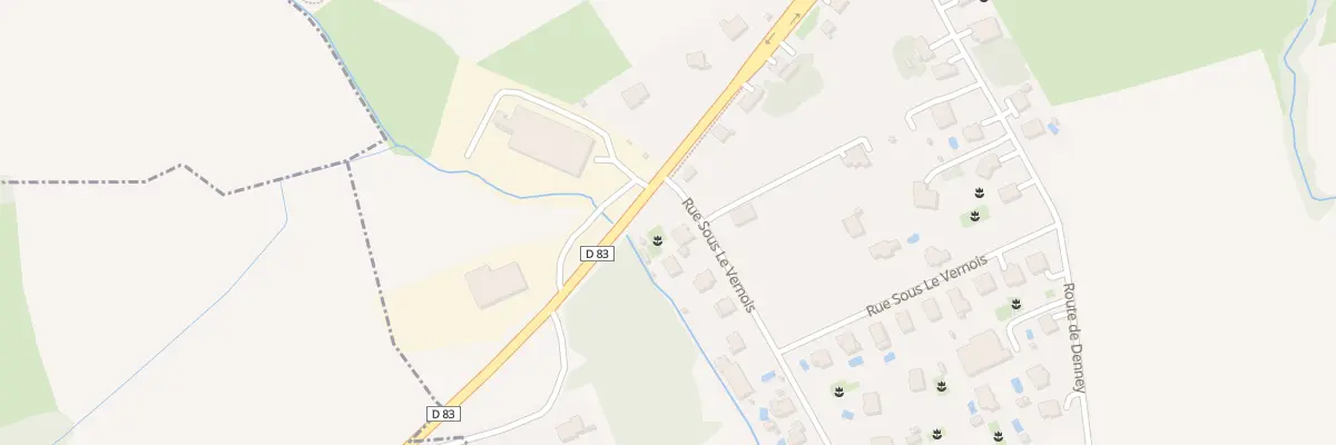 Plan du 2 Rue sous le Vernois à Roppe