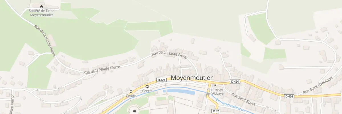 Plan du 3 Rue De La Haute Pierre à Moyenmoutier