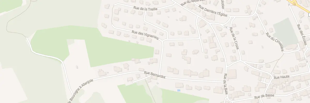 Plan du 14T Rue Bernardot à Bourogne
