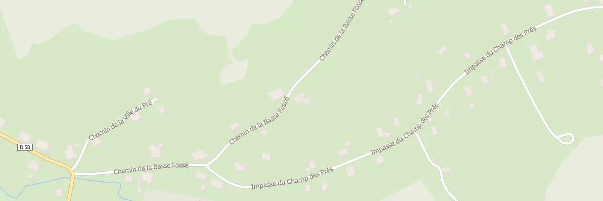 Plan du 392 Che de la Basse Fosse à Taintrux