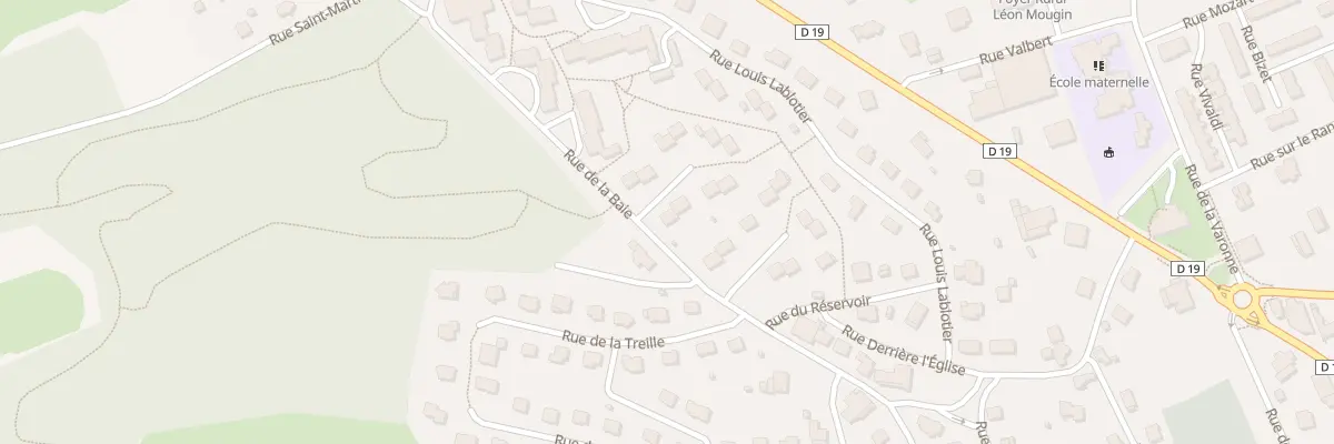 Plan du 10 Imp des Pins à Bourogne
