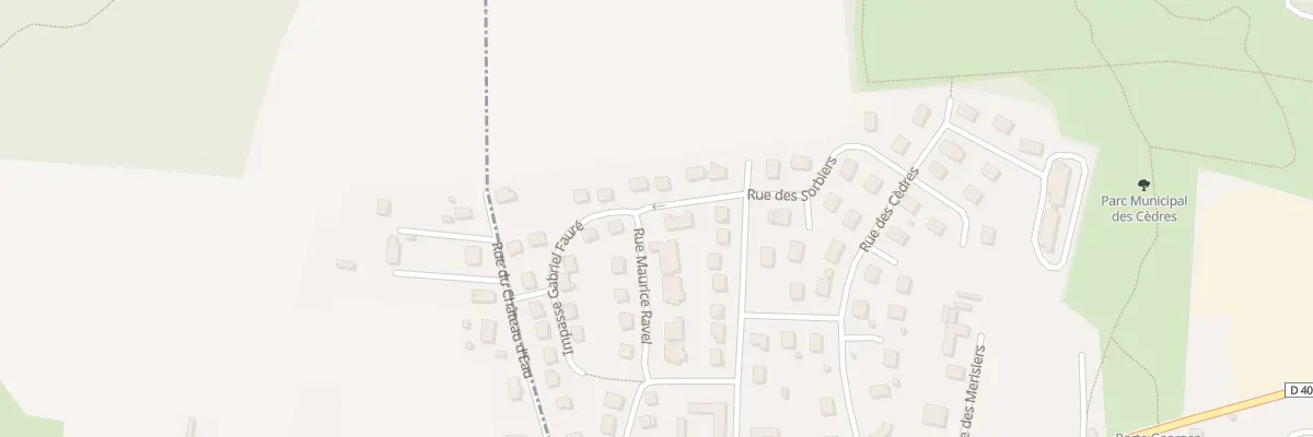 Plan du 11 Rue Maurice Ravel à Beaucourt